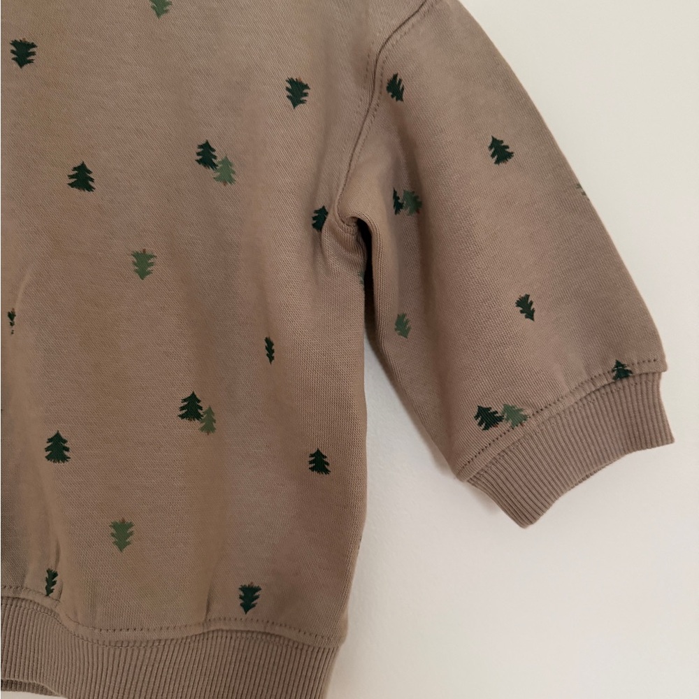 H&M Beige Trees Baby Toddler Sweatshirt - Picture 2 of 5